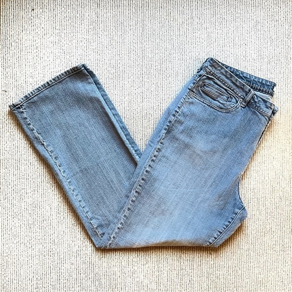 Chico’s Platinum High Rise Bootcut denim jeans straight leg High Rise  size 2.5 - Picture 3 of 14